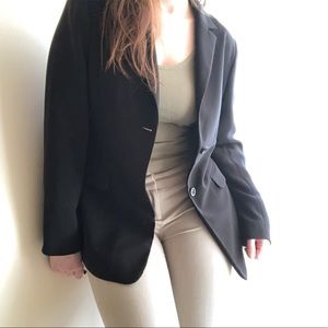 Long Black Blazer Size 8 by NY & Co